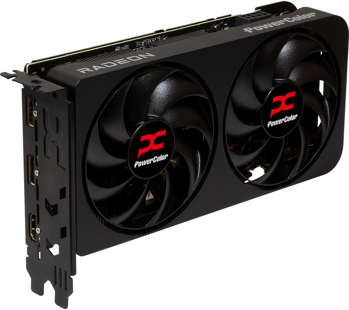 Karta graficzna Powercolor PCI-Ex Radeon RX 9060 XT Reaper 16GB GDDR6 (128bit) (3230/20000) (HDMI, 2 x DisplayPort) (RX9060XT 16G-A) - obraz 2