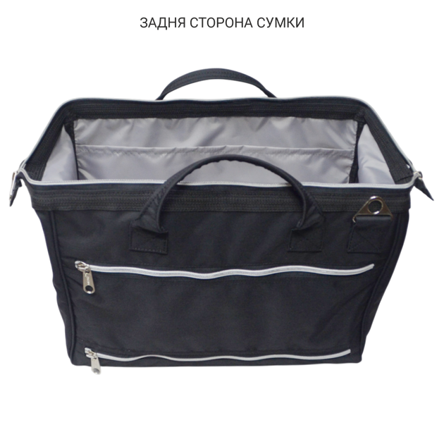 Дорожная cумка-саквояж DERBY FitnessBag спортивная фитнес сумка ручная кладь в самолет лоукост 40 30 20 черная - изображение 5