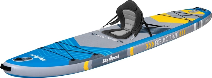 Надувна SUP дошка (Сапборд) Rebel Active RBA-4507 335 синьо-сіра - изображение 3