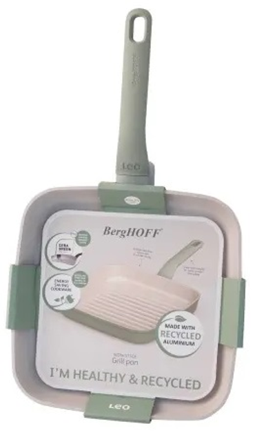 Сковорода-гриль Berghoff Leo Balance Sage Eco Зелена 24 x 24 см (5413821363806) - зображення 2