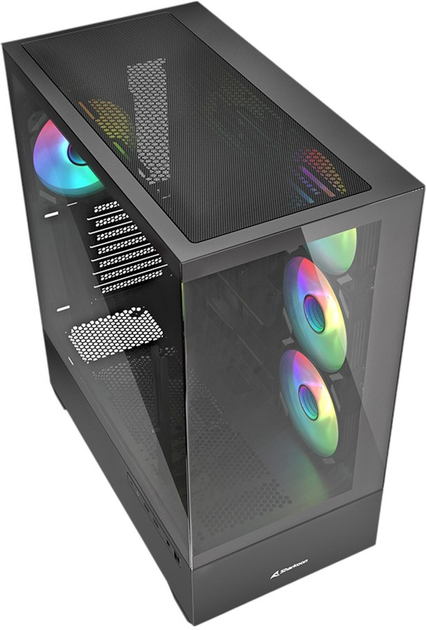 Obudowa Sharkoon AK6 RGB Black (4044951041695) - obraz 3