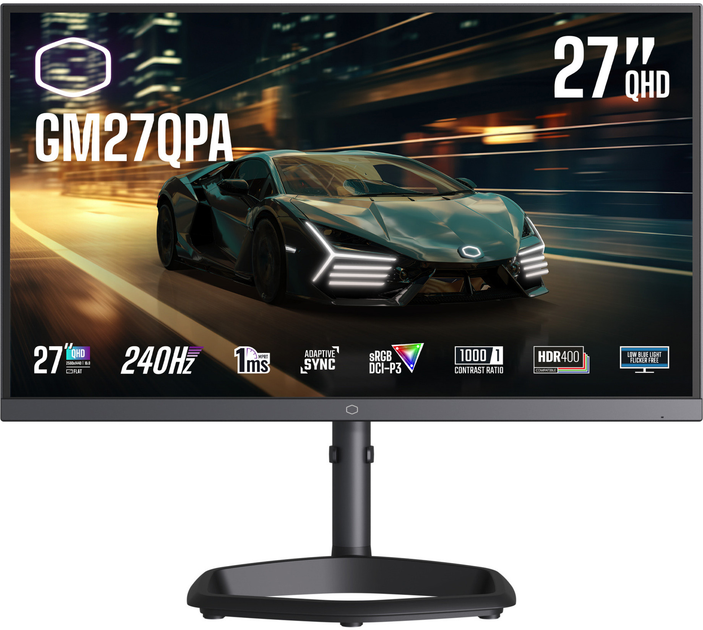 Monitor 27" Cooler Master GM27QPA (4719512152072) - obraz 1