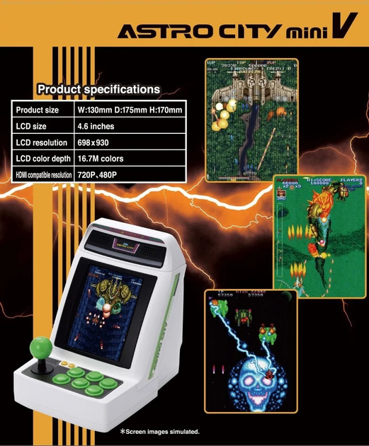 Przenośna konsola Sega Astro City Mini V (7350002931479) - obraz 5