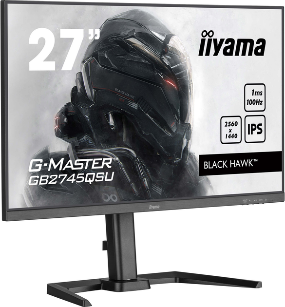 Monitor 27" Iiyama G-Master GB2745QSU-B2 (4948570124756) - obraz 2