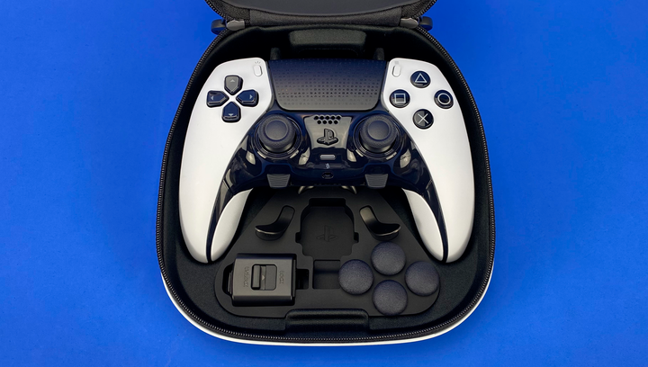 Геймпад Бездротовий Sony PlayStation 5 DualSense Edge (9444398) White Black - зображення 4
