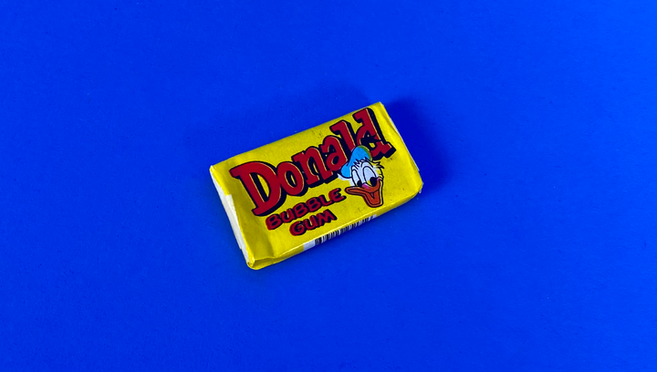 Набір Жувальна Гумка Donald Bubble Gum 10шт Yellow 4,5g - зображення 5