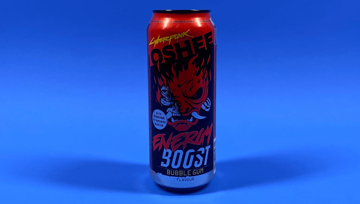 Набір Напій Енергетичний 12шт Oshee Cyberpunk Energy Boost Bubble Gum 500ml - зображення 2