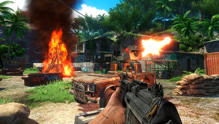 Игра Microsoft Xbox 360 Far Cry 3 + 4 Double Pack Английская Версия DVD 2шт Б/У - изображение 4