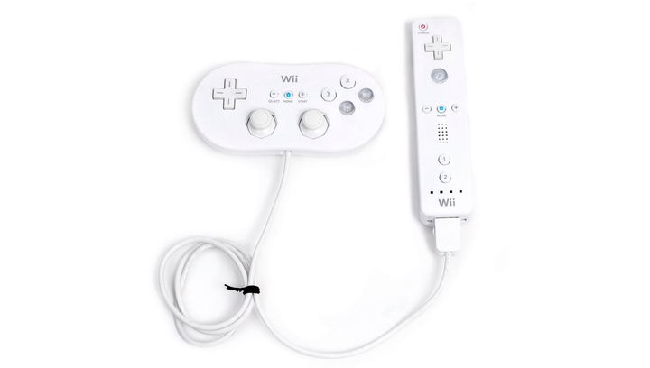 Геймпад Дротовий Nintendo Wii RVL-005 Classic Controller White 1m Б/У - зображення 4
