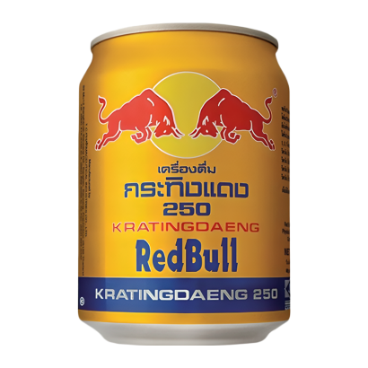 Red Bull 250ml 67本 Напій Енергетичний Red Bull Тайський Krating Daeng 250ml від