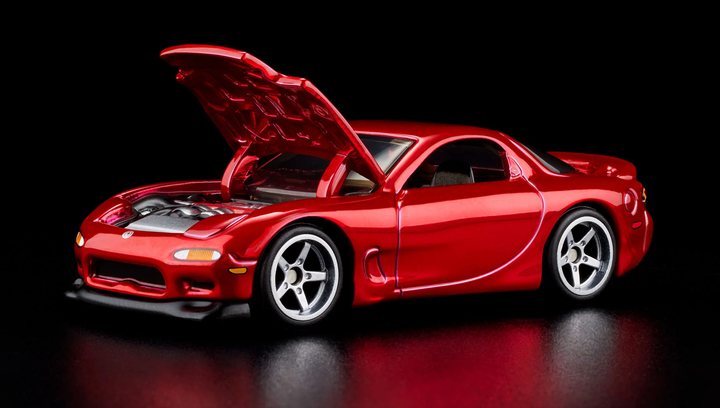 望*）様 Mazda RX-7 レッドミニカー Машинка Premium Hot Wheels 1993 Mazda RX-7 R1 Red Line Club RLC 1