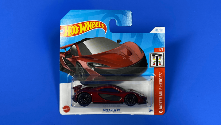 Машинка Базовая Hot Wheels McLaren P1 Quarter Mile Heroes 1:64
