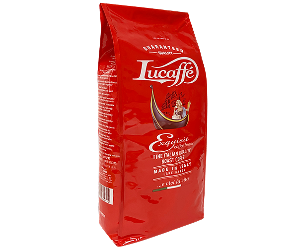 Кава у зернах Lucaffe Exquisit 1кг - Фото 1 Кава у зернах Lucaffe Exquisit 1кг - зображення 1