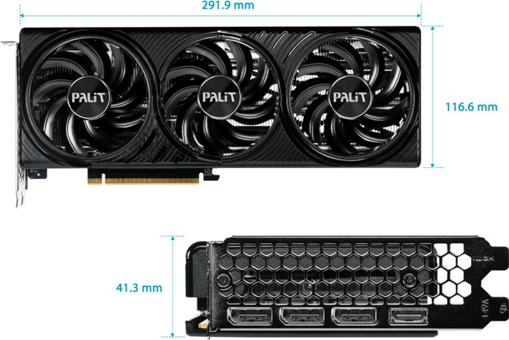 Відеокарта Palit PCI-Ex GeForce RTX 5060 Ti Infinity 3 OC 8GB GDDR7 (128bit) (2662/28000) (HDMI, 3 x DisplayPort) (NE7506TS19P1-GB2062S) - зображення 10