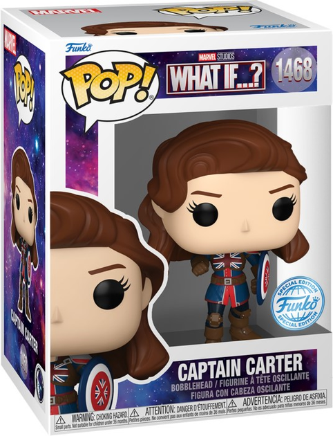 Фігурка Funko POP! Marvel Special Edition What If…? Captain Carter 1468 (0889698680400) - зображення 1