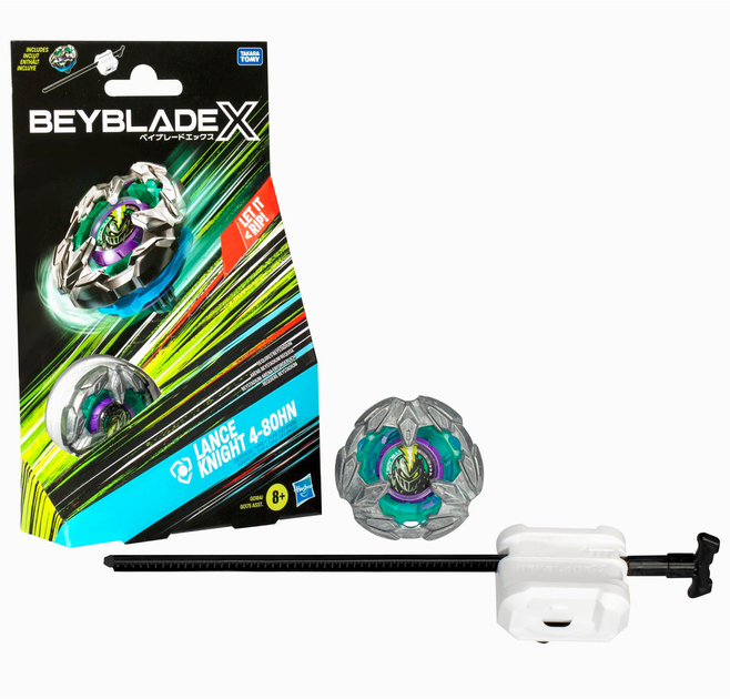 Zestaw Hasbro Beyblade X startowy Lance Knight z wyrzutnią G0175 (5010996264671) - obraz 2