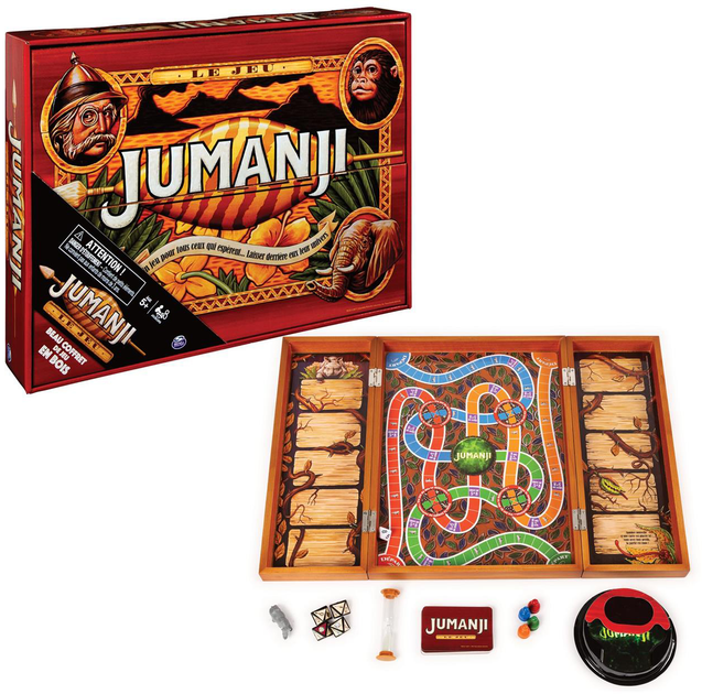 Настільна гра Spin Master Jumanji в дерев'яній коробці (грецька версія) (778988324370) - зображення 2