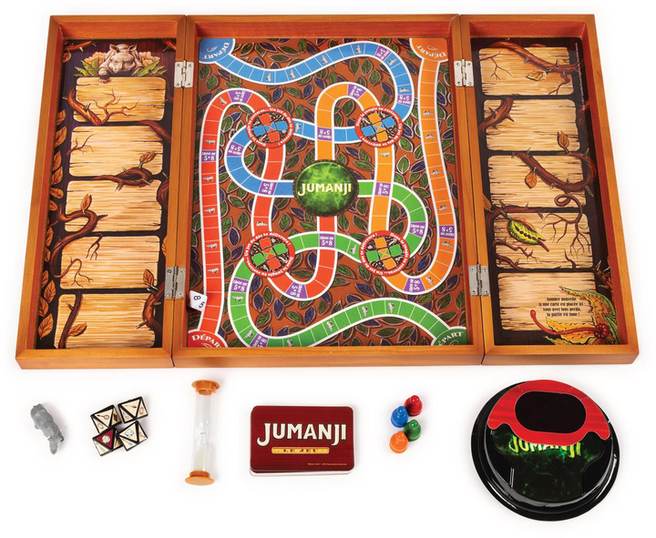 Настільна гра Spin Master Jumanji в дерев'яній коробці (грецька версія) (778988324370) - зображення 3