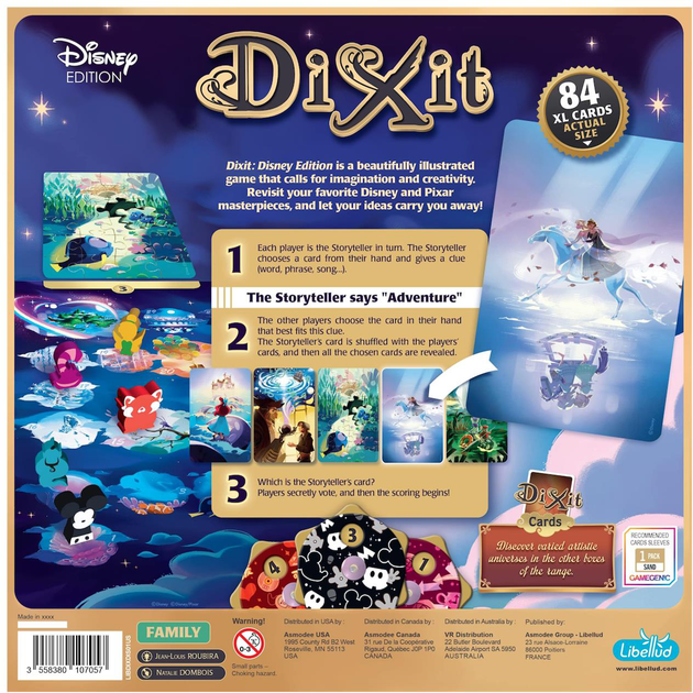 Настільна гра Kaissa Валіза Dixit Disney (грецька версія) (3558380106982) - зображення 3