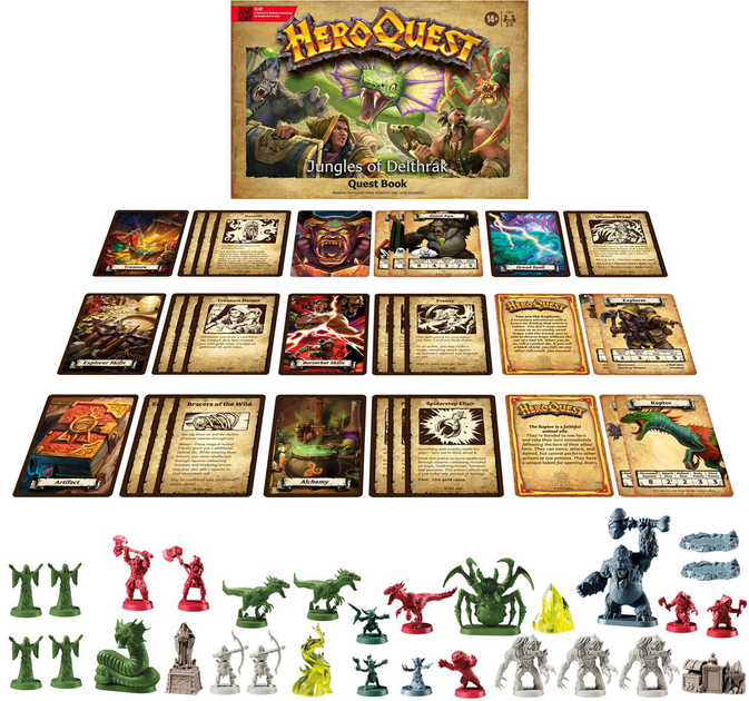 Доповнення до настільної гри Hasbro Heroquest Джунглі Делтраку набір пригод (англійська версія) (5010996227775) - зображення 2
