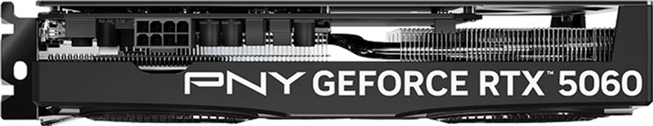 Відеокарта PNY PCI-Ex GeForce RTX 5060 Dual Fan OC 8GB GDDR7 (128bit) (2535/28000) (HDMI, 3 x DisplayPort) (VCG50608DFXPB1-O) - зображення 6