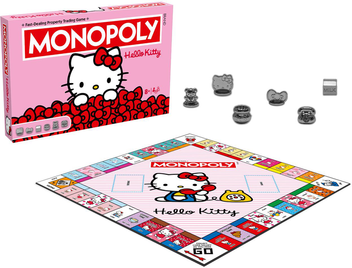 Настільна гра Winning Moves Games Monopoly Hello Kitty (англійська версія) (5036905058018) - зображення 2
