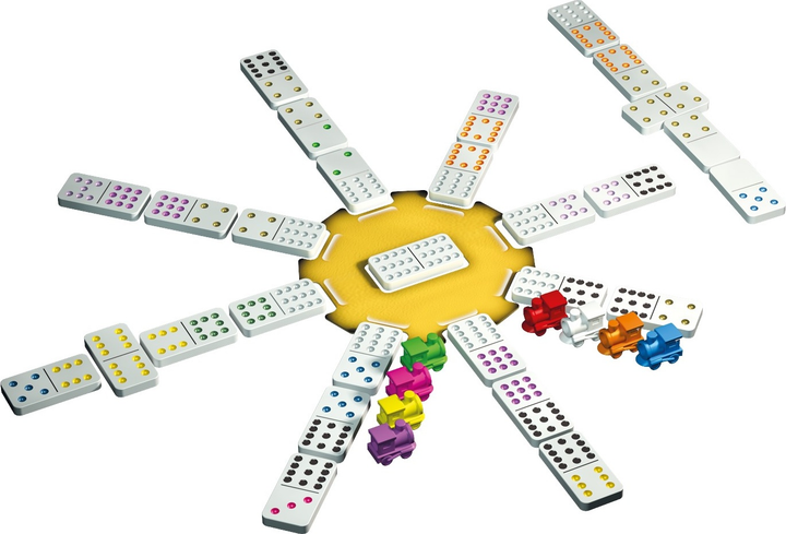 Gra planszowa Tactic Mexican Train Tinbox (wersja francuska) (0841333107147) - obraz 2