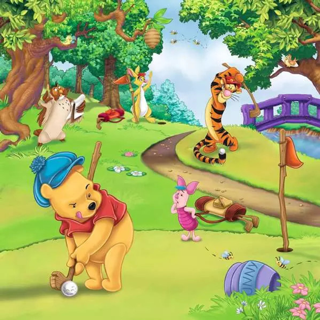 Puzzle Ravensburger Disney Winnie the Pooh Dzień Sportu 3x49 szt (10105187) (4005556051878) - obraz 4
