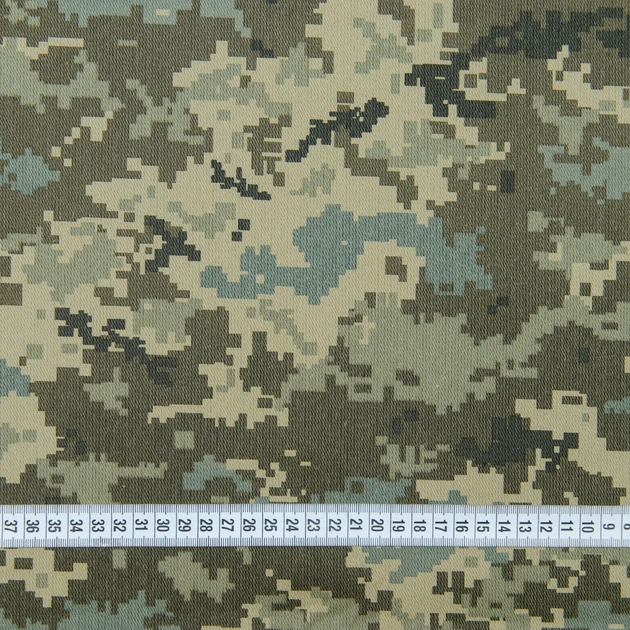 Ткань диагональ камуфляжная пиксель (270г/м.кв140см пог.м) 179245 - изображение 3