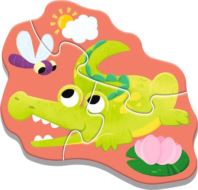 Пазли Trefl Baby Classic Дитинчата тварин 2+3+4+5 елементів 36135 (5900511361353) - зображення 3