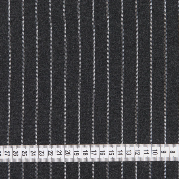 Ткань костюмная графитовая (290г/м.кв140см пог.м) 184770 - изображение 3