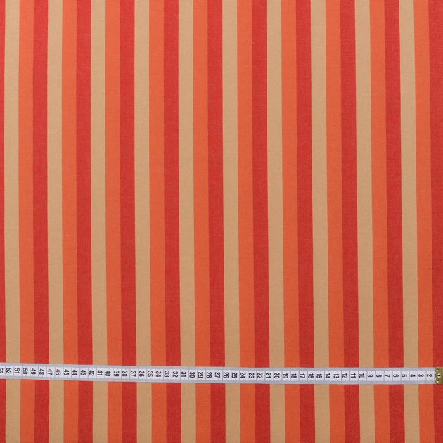Ткань дралон полоса /TRICOLOR терракот, бежевая, красная (190г/м.кв160см пог.м) 94132 - изображение 2