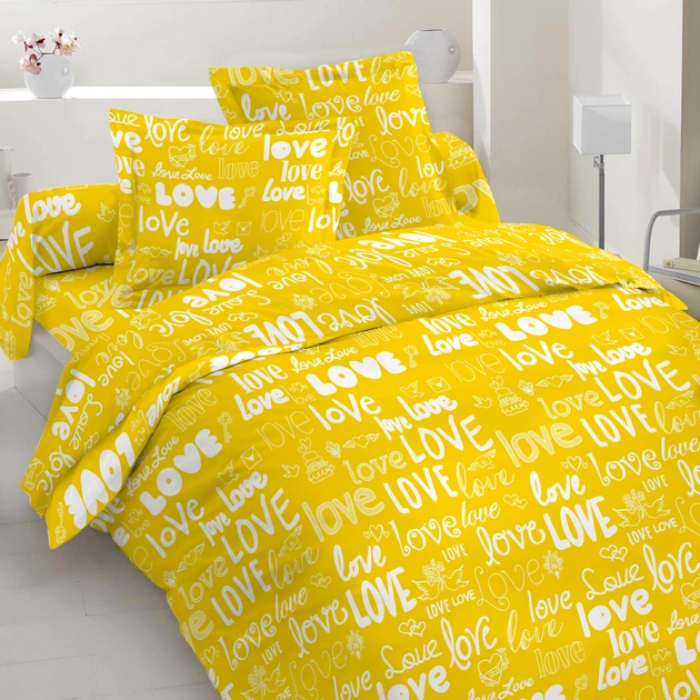 Ткань бязь набивная голд DW Love (120г/м.кв220см пог.м) 158124 - Фото 1 Ткань бязь набивная голд DW Love (120г/м.кв220см пог.м) 158124 - изображение 1