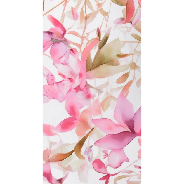 Ткань бязь ТКЧ цифра розовые цветы (140г/м.кв220см пог.м) 187797 - изображение 2
