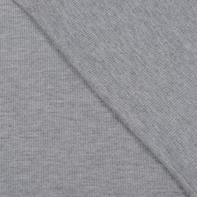 Ткань трикотаж вискоза мини-резинка серая (250г/м.кв140см пог.м) 188088 - изображение 4