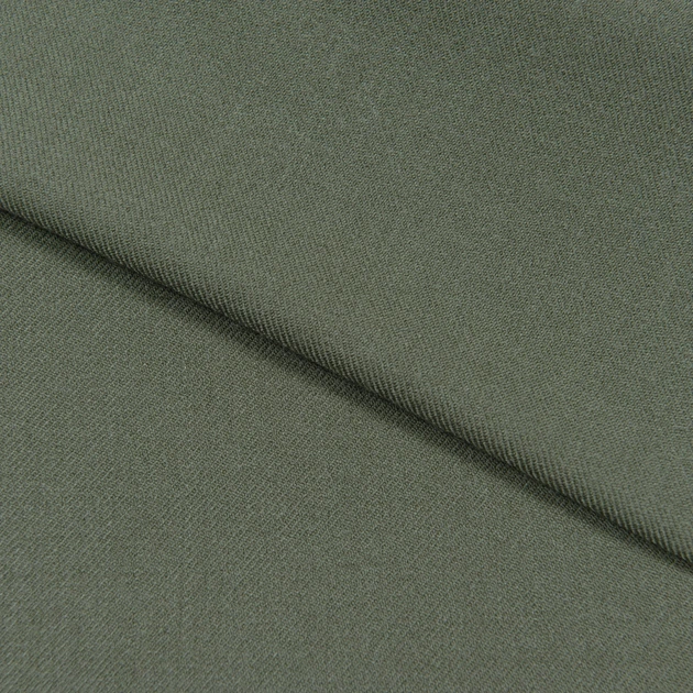Тканина костюмна оливкова (193г/м.кв150см пог.м) 176118 - зображення 4