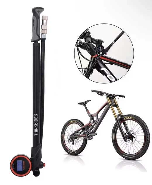 Насос високого тиску ThinkRider 300 Psi для вилок та амортів - Фото 9 Насос високого тиску ThinkRider 300 Psi для вилок та амортів - зображення 9