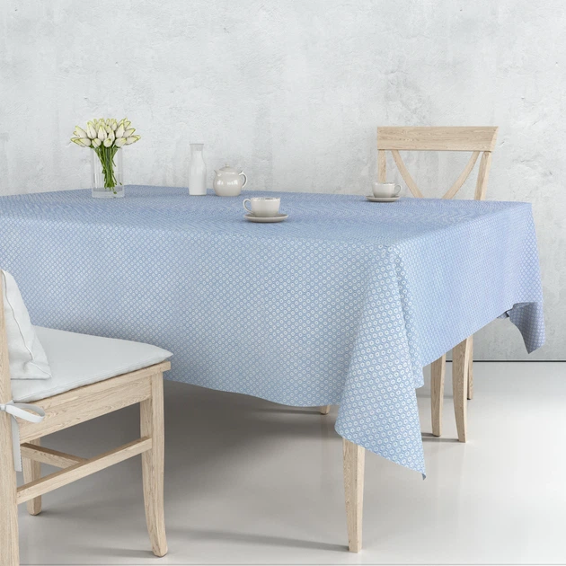 Ткань для скатертей жаккард Нураг т.голубой СТОК (250г/м.кв290см пог.м) 164930 - изображение 5