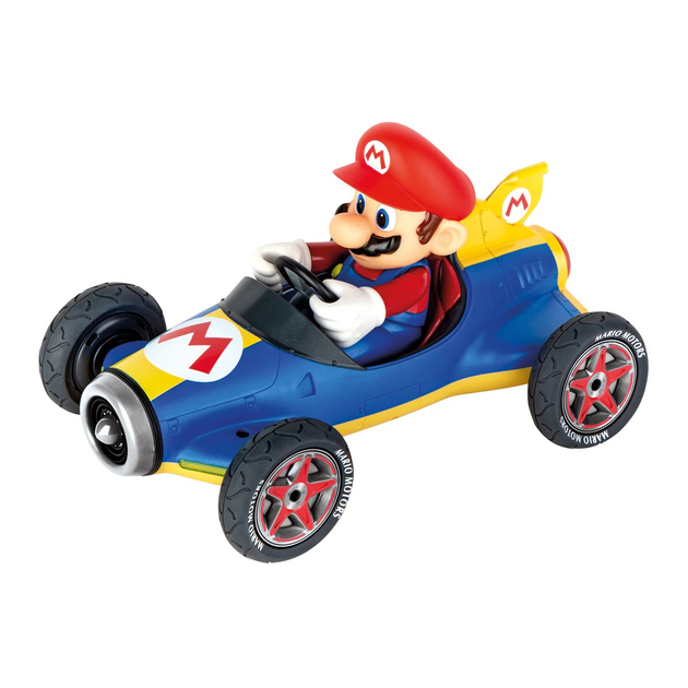 Samochodzik zdalnie sterowany Carrera 2.4 GHz Mario Kart Mini RC Mach 8 1:18 370181066 (9003150140504) - obraz 2