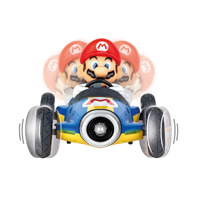 Samochodzik zdalnie sterowany Carrera 2.4 GHz Mario Kart Mini RC Mach 8 1:18 370181066 (9003150140504) - obraz 5