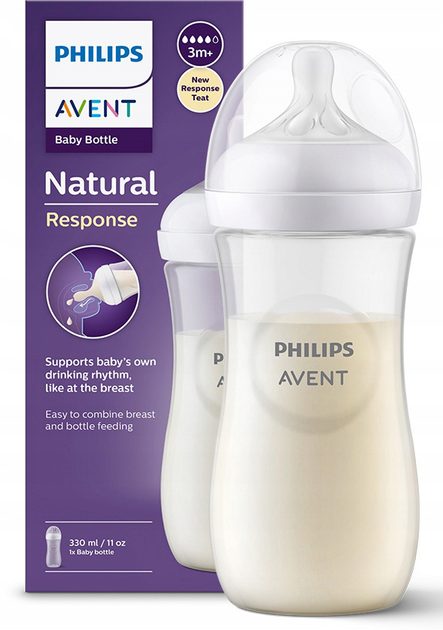 Butelka do karmienia Philips Avent Natural Response 3+ m 330 ml (8710103989769) - obraz 2