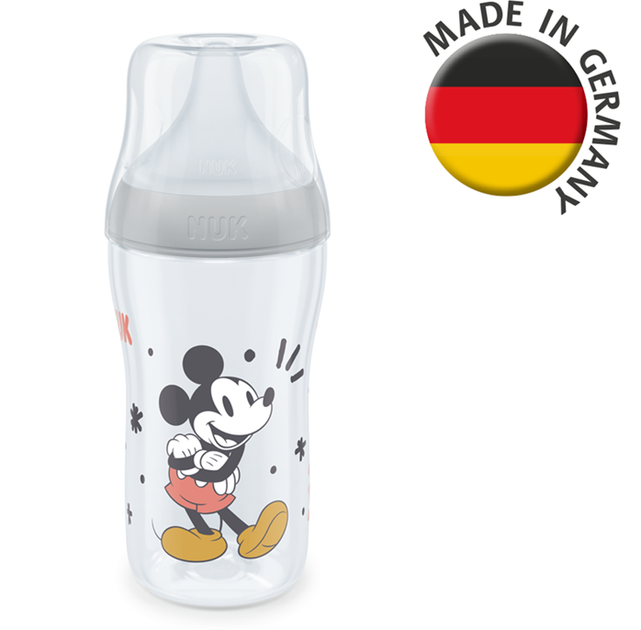 Пляшечка для годування Nuk Perfect Match Mickey Mouse 6-18 м прозора 260 мл (4008600434672) - зображення 2