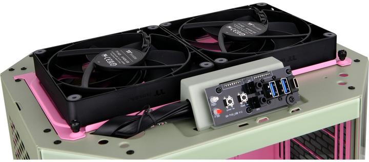 Корпус Thermaltake The Tower 300 Matcha Plum (CA-1Y4-00SJWN-00) - зображення 12