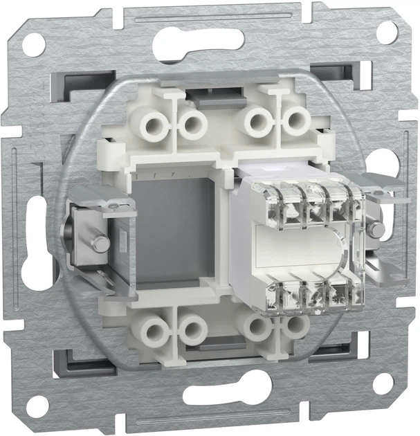 Розетка комп'ютерна RJ45 UTP кат. 5Е Schneider Electric Asfora Сталь EPH4300162 - изображение 3