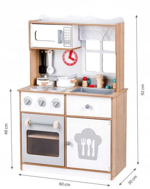 Дерев'яна кухня EcoToys з аксесуарами 7253 (5903089063469) - зображення 4