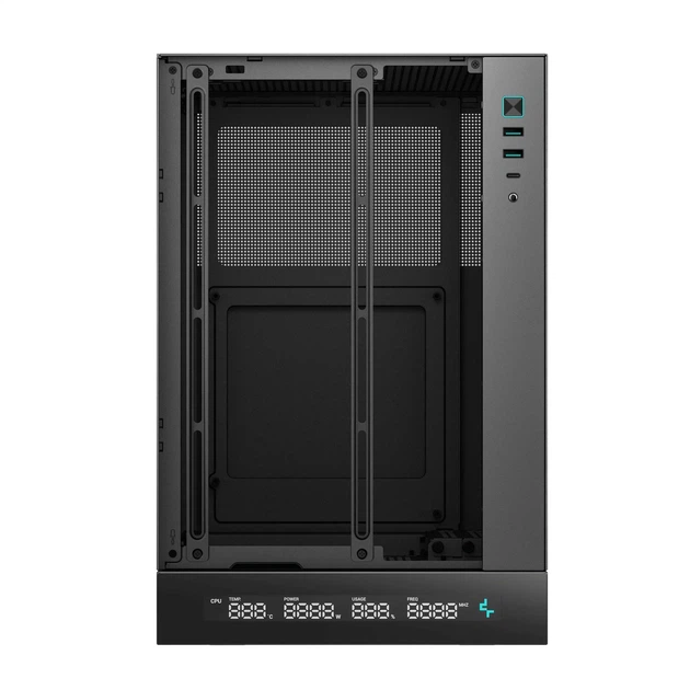 Корпус DeepCool CH170 Digital Black (R-CH170-BKNPI0D-G-1) без БЖ - Фото 9 Корпус DeepCool CH170 Digital Black (R-CH170-BKNPI0D-G-1) без БЖ - зображення 9