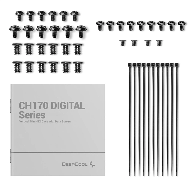 Корпус DeepCool CH170 Digital Black (R-CH170-BKNPI0D-G-1) без БЖ - Фото 11 Корпус DeepCool CH170 Digital Black (R-CH170-BKNPI0D-G-1) без БЖ - зображення 11