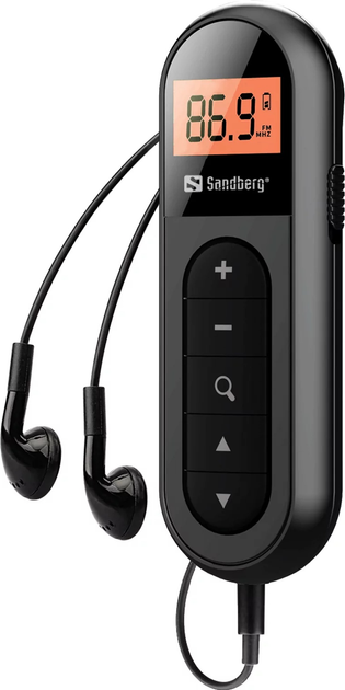 Магнітола Sandberg Pocket Radio FM Recharge Black (5705730421013) - зображення 3