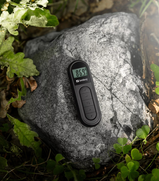 Магнітола Sandberg Pocket Radio FM Recharge Black (5705730421013) - зображення 8