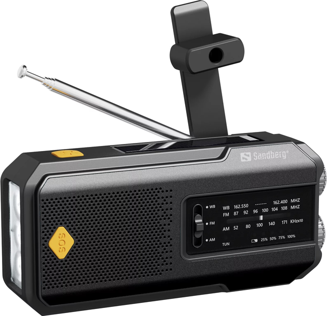 Radio Sandberg Survivor 421-04 All-in-1 2000 Black (5705730421044) - obraz 2
